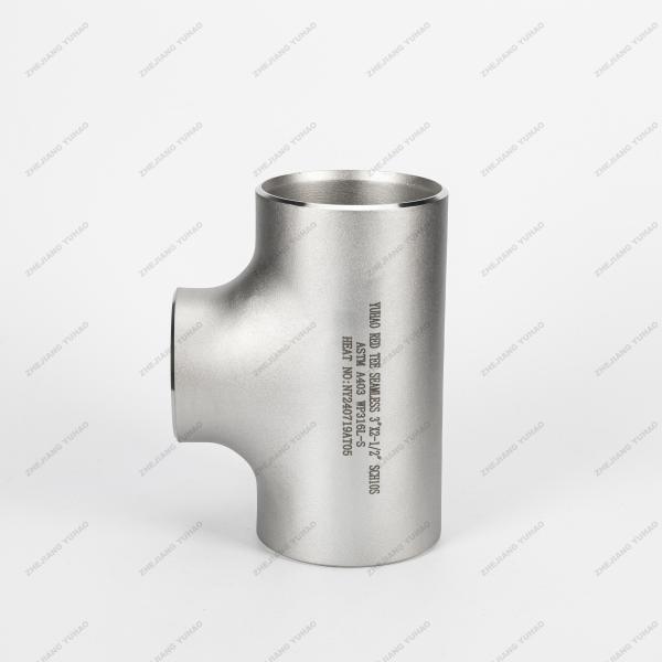Cheap Sand Rolled ASTM A403 Stainless Steel Weld Pipe Fittings Reducing Tee for sale