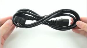 Quality 3 Pin Computer Desktop Accessories 1.5M 110V-250V EU Power Cord For PSU wholesale