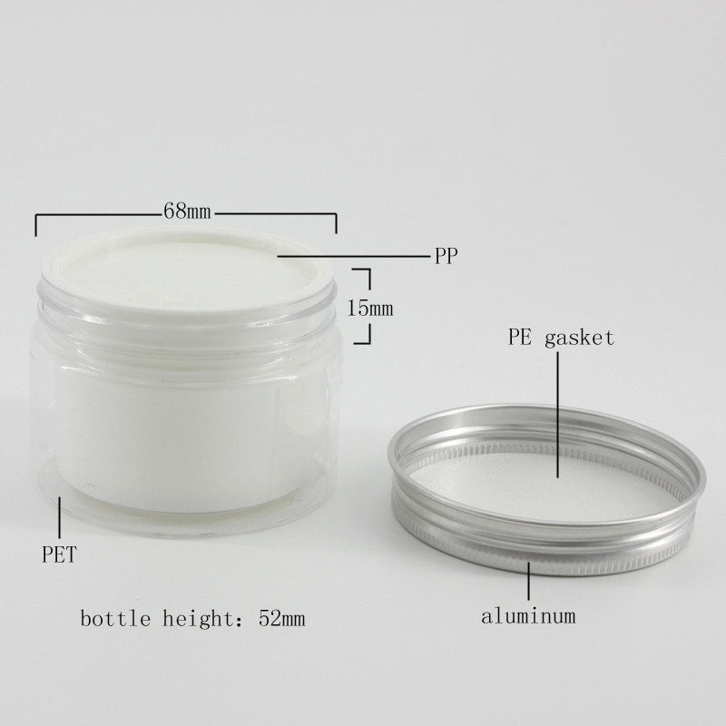 2.8oz Double Layer Cream Can with Aluminum Screw Cap