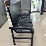 Outdoor Street Steel Advertising Garden Benches