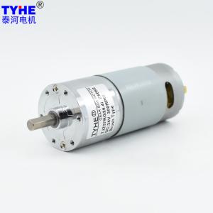 Quality Stainless Steel Shaft 37mm 15w 20w 150rpm 6v 12v Dc Gear Reduction Reducer Motor Ce Rohs wholesale