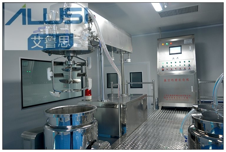 1200-1800PCS/H SUS304 & SUS316L Vacuum Emulsifier Mixer Homogenizer Toothpaste Production Line