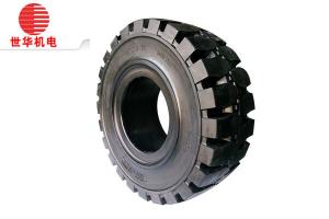 Quality Black Colour 28x9-15 Solid Forklift Tires 698x698x205mm Size wholesale