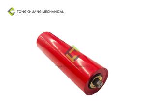 Quality Roller Concrete Batching Plant Parts Suspended Grooved Idler B=380 D=108 wholesale