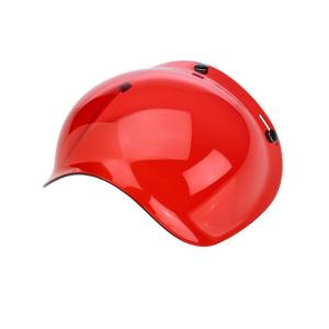 Quality Red Motorcycle Helmet Visor Bubble Visor Lens Harley Moto Helmet Compatible wholesale