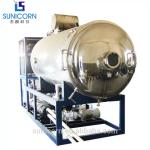 High Safety Large Food Lyophilizer 10sqm 100kg Capacity With Stainless Trays