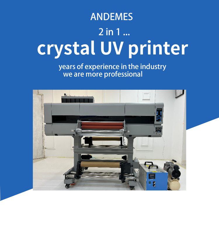 Effortlessly Print Stickers with Andemes A1 60CM UV DTF Printer's Superior Technology