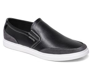 Quality Hand Made Mens Slip On Leather Sneakers Summer Hollow Out Mens Driving Loafers wholesale