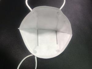 Quality White FFP2 Face Mask Without Valve Bacteria Filtration Efficiency More Than 95% wholesale