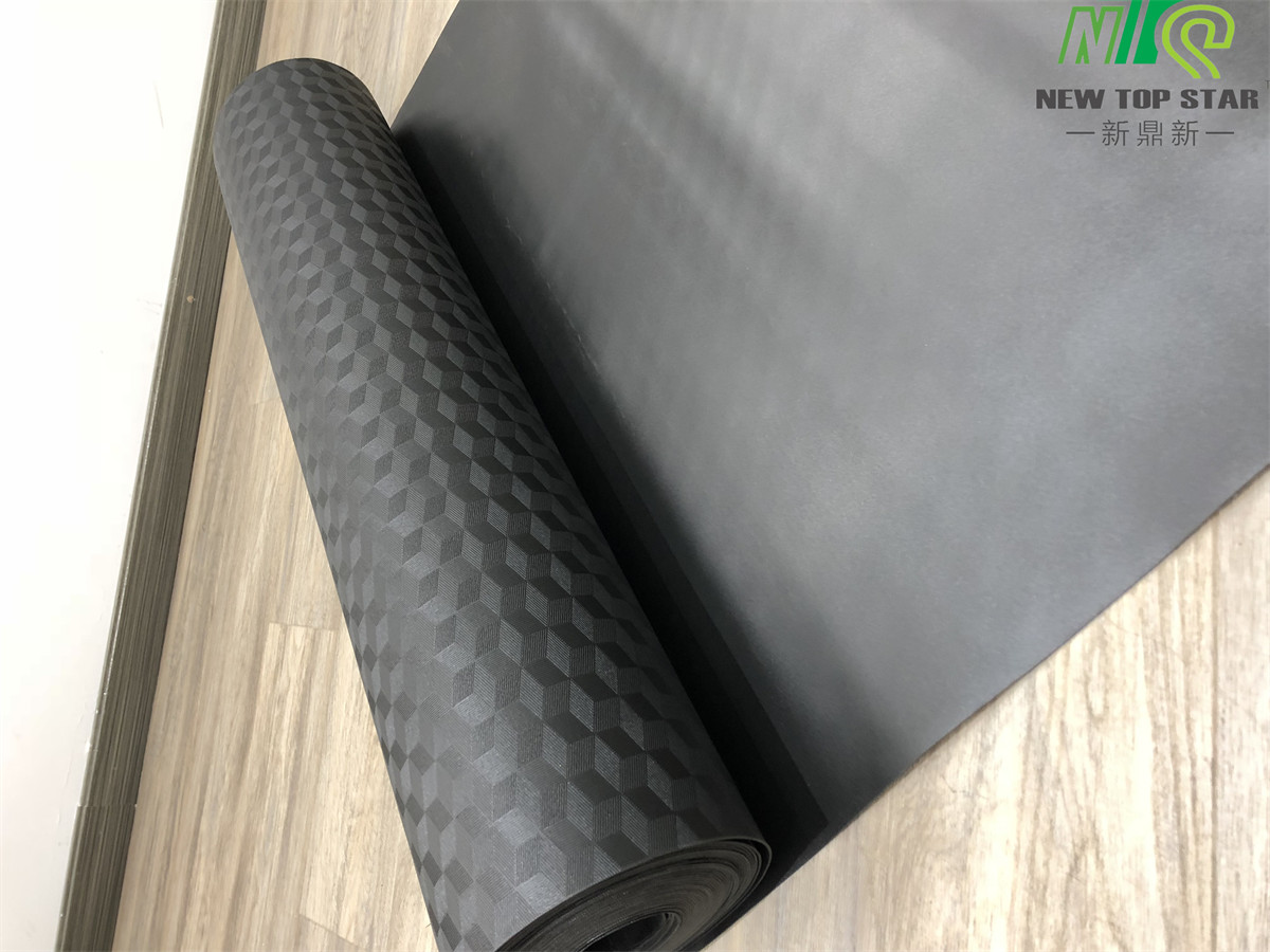 Customized SPC Flooring Underlayment Roll Strip , Vinyl Anti Slip EVA Acoustic Underlay