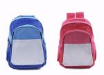 Custom Large Size Detachable Kids Backpack Schoolbag For Sublimation Heat