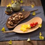 Non Irritation Wooden Dinnerware Set Small Wooden Platter