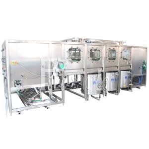 Quality Bucket / Barrel / Gallon 1500bph Auto Water Filling Machine PLC wholesale