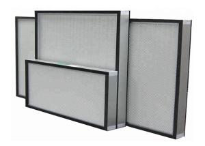 Quality Cleanroom Mini Pleat Activated Carbon Air Filter 100-250Pa Resistance wholesale