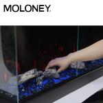 60inch 1520mm Multi Sided Electric Fireplace Home Decoration Black Frame