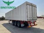 White Box Semi Trailer Cargo 18 Wheeler Container Customized
