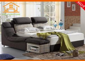 Quality Residential interior design french home bedroom furniture Resonable price wooden carved cheap leather sofa bed wholesale