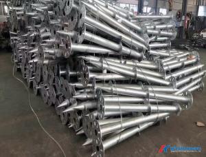 Quality Pre Embedded Steel Screw Piles Hot DIP Galvanized Spiral Ground Piles wholesale