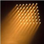 Solar Rotating Inground Stake LED Beam Lights 7x7 3w Warm White For Wedding Hall