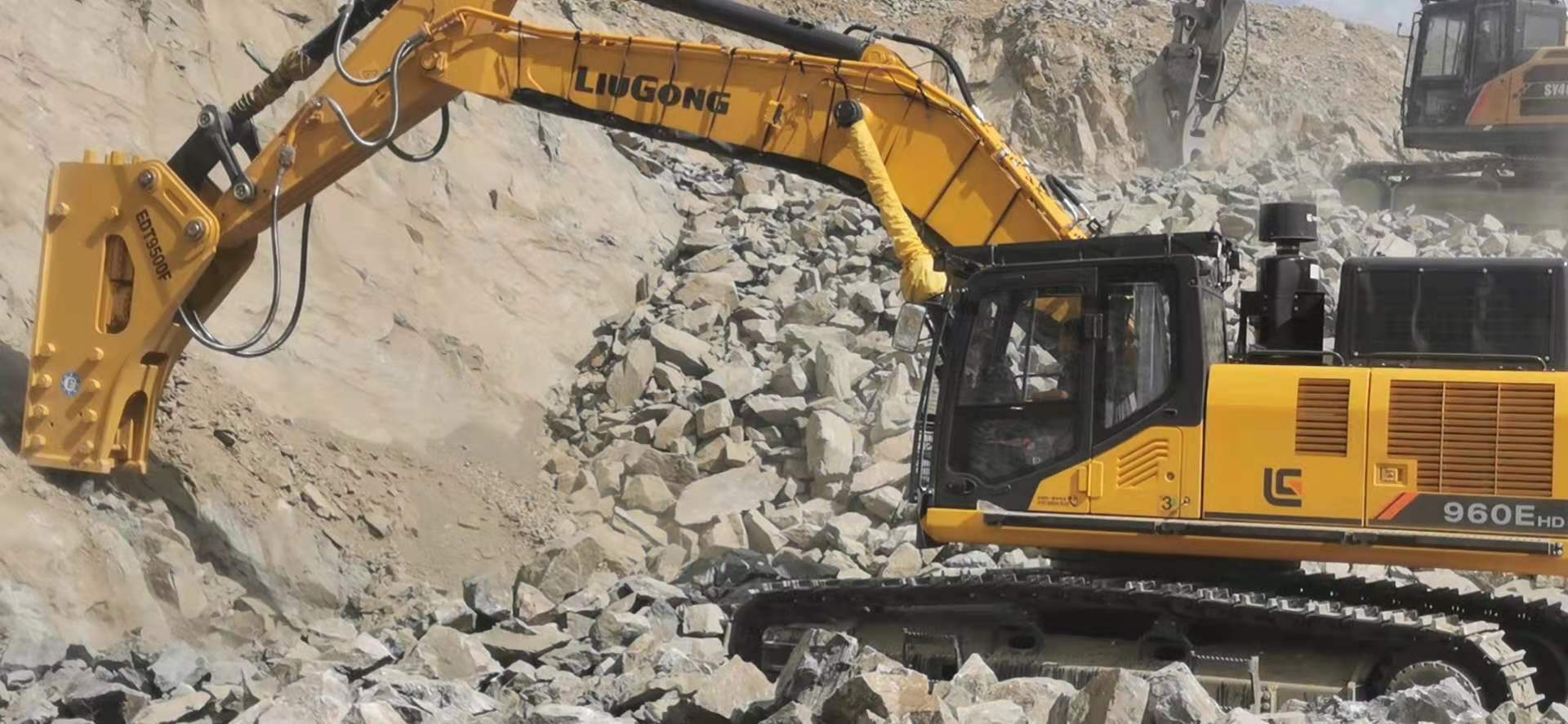 HL175 Excavator Breaker Ce Certified Top Hydraulic Breaker Suitable For 35 Ton Excavator