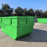 Industrial Recycling Waste Gantry Bins Steel Merrell Dumpster With Wheels