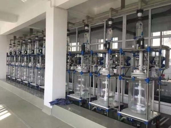 304 Stainless Steel Jacketed Glass Reactor Vessel Autoclave Reactor With Column