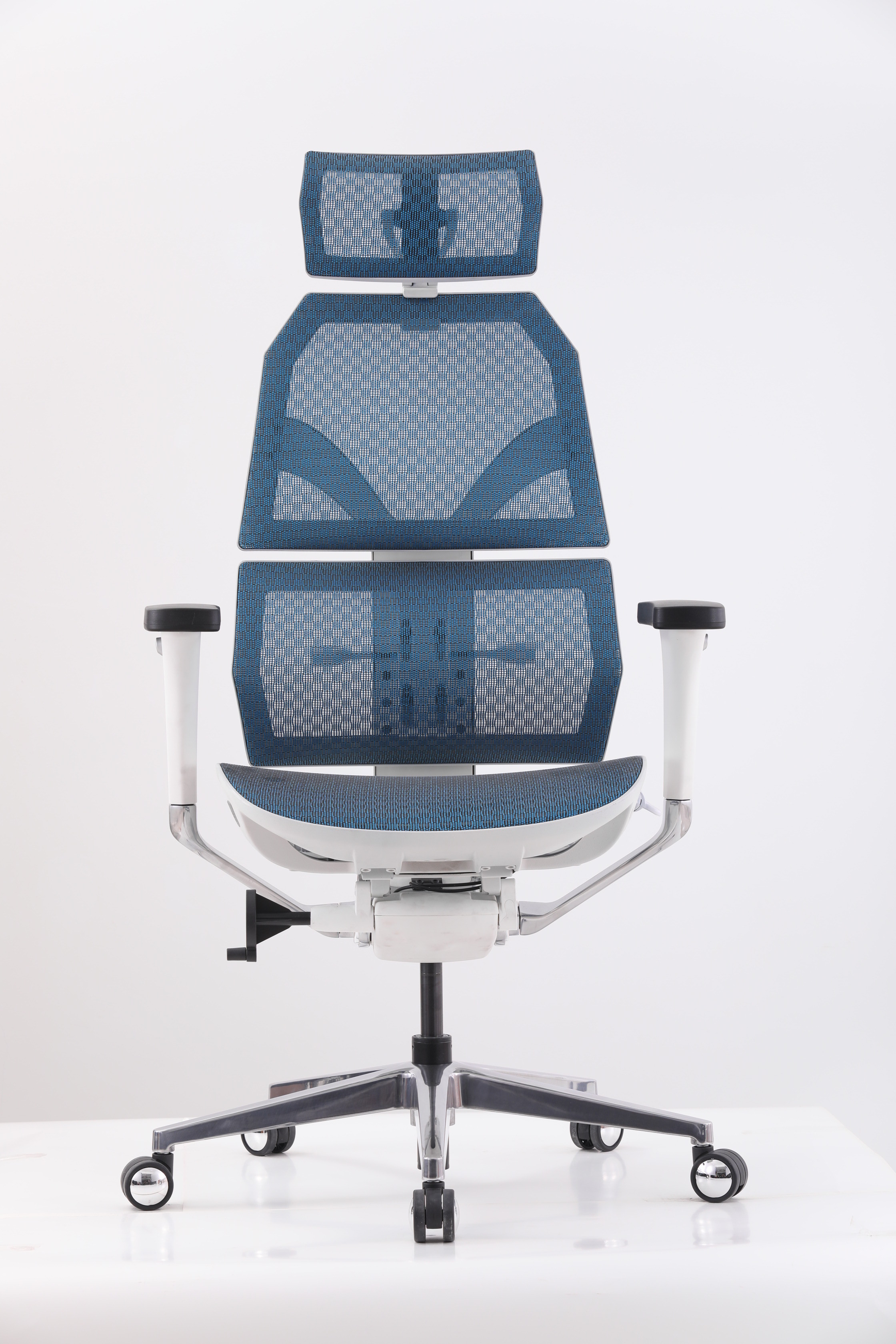 Adjustable Leatherite Armless Executive Office Chair Swivel