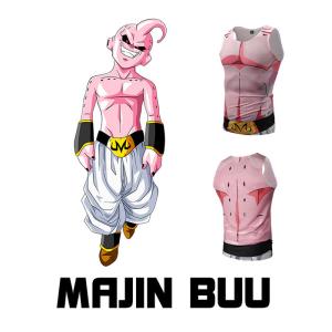 Quality 93.2% Polyester Majin Buu Custom Anime T Shirts Sublimation Printing wholesale