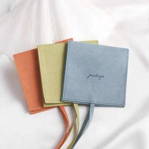 Quality Morandi Color Microfiber Jewelry Packaging Pouch For Gift wholesale
