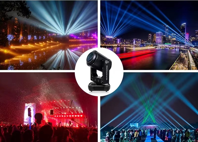 Sound Activated 350w 17r Waterproof Moving Head Beam Search Light for Stage Lighting