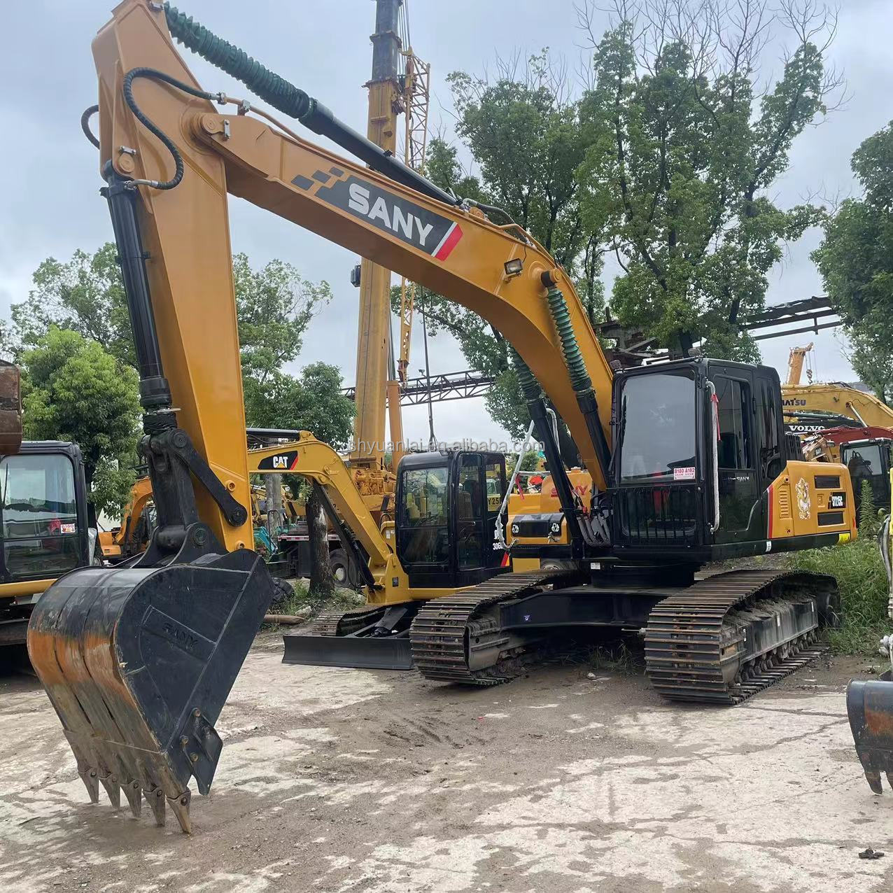 Sany SY215 Second Hand Excavator Original Paint High Work Efficiency