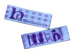Hi quality Shining Satin surface Woven Labels Washable With Pink Logo ODM