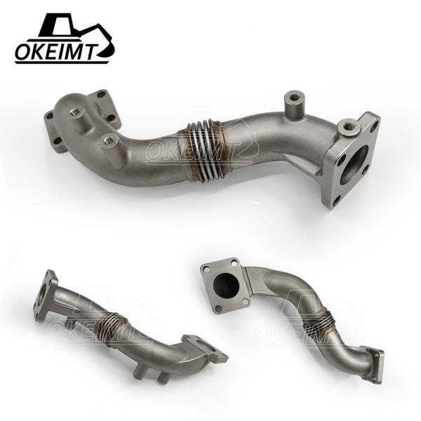 Excavator Engine Parts PC450-8 PC 400-8 WA480-6 6D125 Tube Exhaust Gas