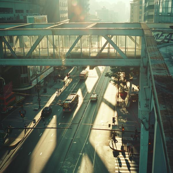 Steel Truss System for Cross-Street Footbridges Safe and Efficient Transportatio