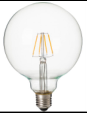 LED Filament 8w G80 800 LM Interior light bright energy efficient retro transparent European bedroom living room LAMP
