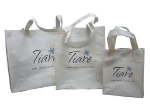 Quality OEM White Tirar 100g Recycle Paper Shopping / Carrier Bag For Gift Packaging wholesale