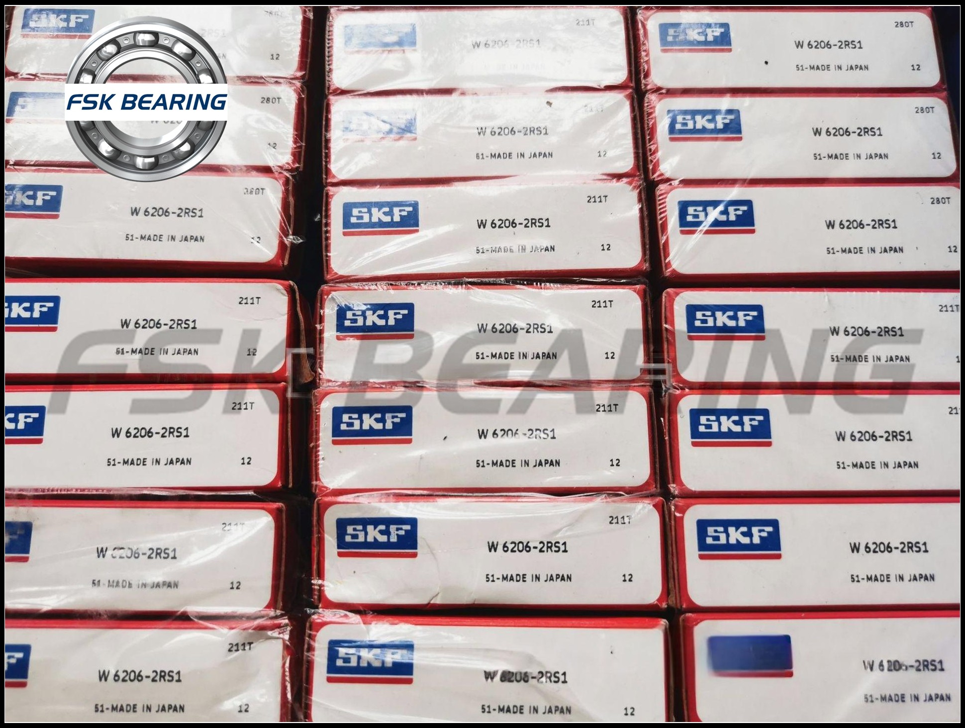 W6206-2RS1 Stainless Steel Deep Groove Ball Bearing With Integral Seal W6...-2RS1 Series