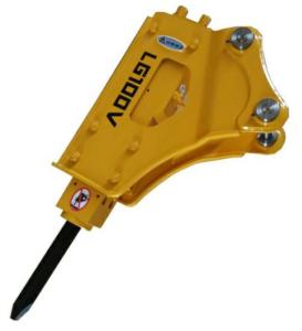Quality Breaking Demolition 3200 mm Hydraulic Hammer For Excavator Longer Piston Stroke wholesale