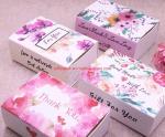 Portable Art Paper Sweet Packaging Boxes Wedding Engagement Party Gable Gift