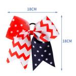 Ribbon diy custom wholesale American National Day bow hair accessories