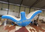 Exciting 0.9mm PVC Blue / White Fly Bird Seesaw Inflatable Water Toy For Water