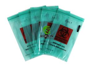 Quality Sealed Biohazard Specimen Transport Bags , Gravure Printing Zipper Plastic Bag wholesale