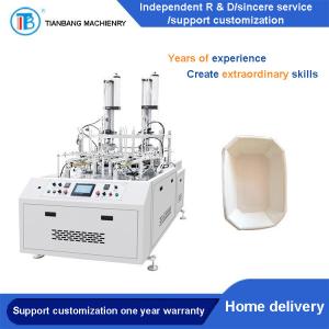 Quality Disposable Rectangular Fast Food Paper Lunch Box Making Machine CHJ-A wholesale