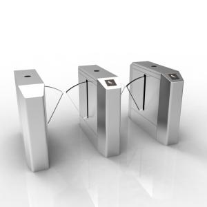 Quality Smart High Speed Waist High Turnstile , Electronic Office Pedestrian Swing Barrier wholesale
