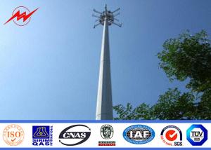 Quality Shockproof 40 Feet Electrical Mono Pole Tower , Mobile Telephone Masts wholesale