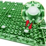 Pvc Pp Outdoor Sport Pickleball Basketball Court Floor Tiles Modular Interlockin
