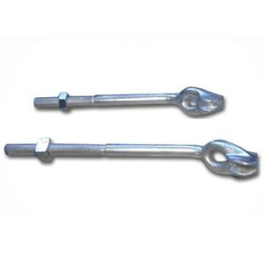 Quality 200mm - 450mm Electric Power Fittings HDG Thimble Eye Bolt wholesale