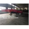 Buy cheap 4 Axles Flat Bed Semi Trailer Strong Bearing Stable Single Axle 40 Ft Container from wholesalers
