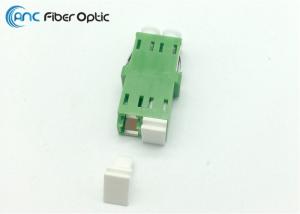 Quality LAN LC APC Fiber Optic Coupler Flangeless Duplex With Internal Shutter wholesale