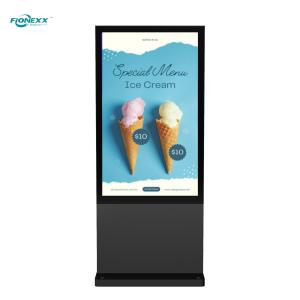 Quality 65 inch Black Android Outdoor Fanless Vertical Digital Totem wholesale